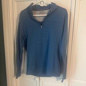 Weatherproof Blue Quarter-Zip Pullover